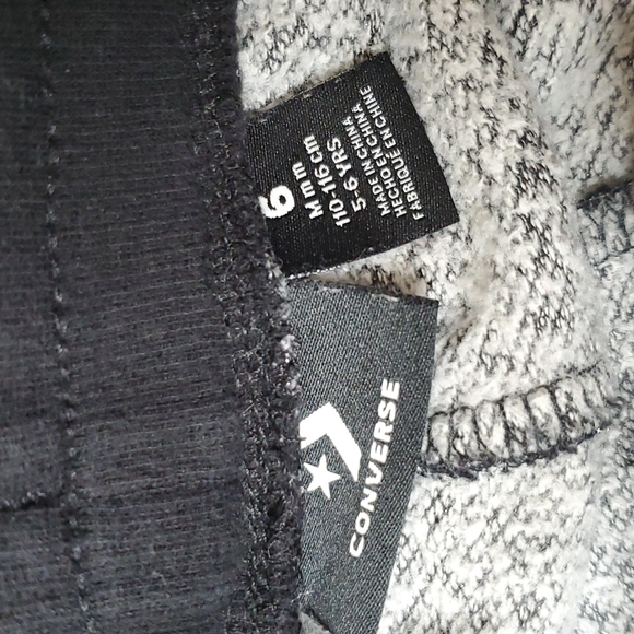 Kid's Converse Glitter Jogger Pants - Picture 7 of 8